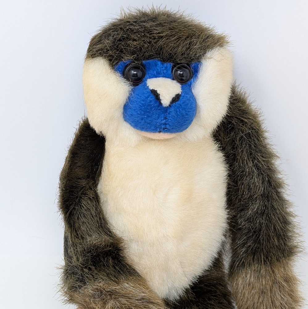 Wild Republic Hanging Monkey Blue Face